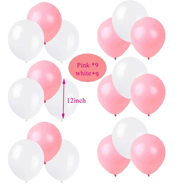 Premier Anniversaire Fille Decoration Princesse Theme Decoration Fille Trousse Rose Blanc Or Rose Buy Ballons Fete D Anniversaire Fete De Fille Product On Alibaba Com