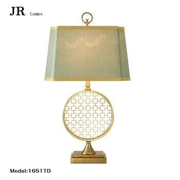 High End Coper Color Circular Metal Table Lamps Buy Led Table