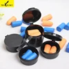 Travelsky Eco friendly PU Foam airplane wholesale sound proof sleeping ear plugs for noise reduction