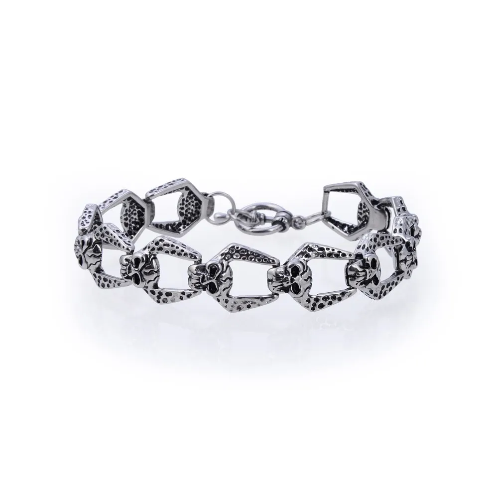 Fashion Edforce Stainless Steel Watch Chain Bracelet Men's Germanium