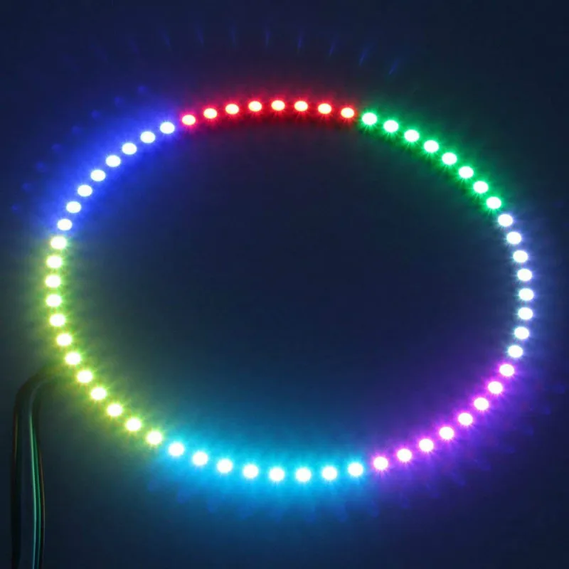 60 Leds WS2812B WS2812 5050 RGB LED Pixel Ring Lamp Light Addressable Dream Color LED Ring