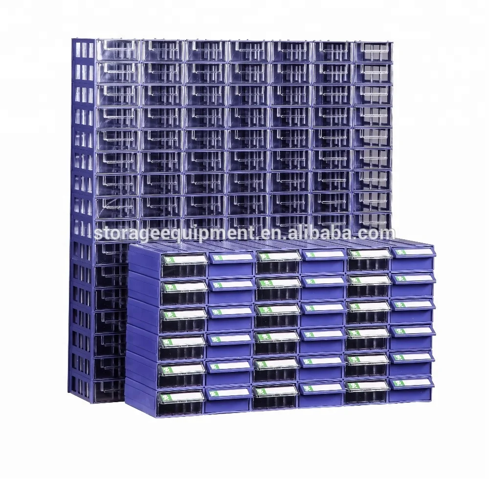 Apilable de cajón de plástico para el almacén de almacenaje de piezas