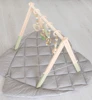 Eco-Friendly Wooden Educational Gym Mat Toy Baby Play Activity Gym