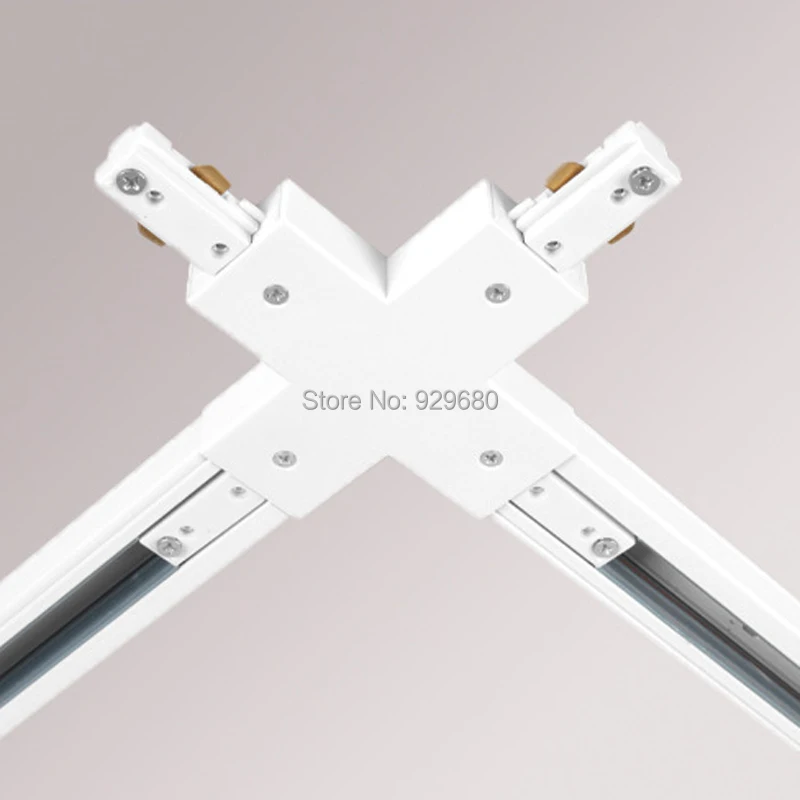 2018 Led Track Rail 1m 3 Wire Lighting Fixture Connnector Four Way Connector 2 Jpg