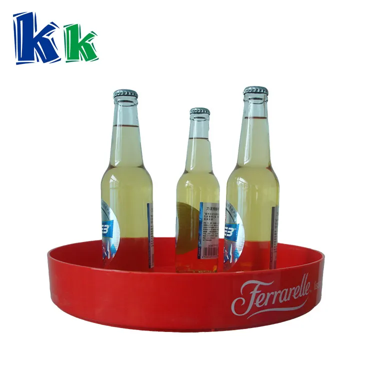 Magners Transparent Anti Slip Large Plastic Round Serving Tray Beer