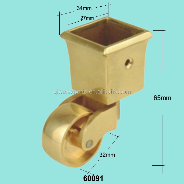 60091 brass wheel with square cup