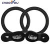 Black ABS Strength Exercise Gym Gymnastic Rings With Strap