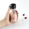 2019 new arrival 100ml small Food grade PET plastic pepper and salt spice grinder bottle with bothway top