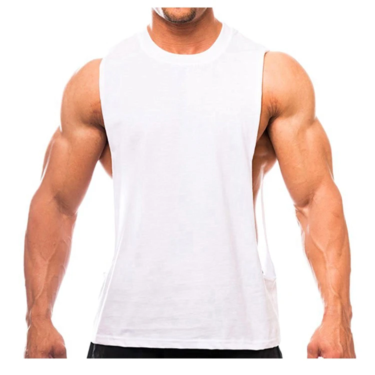 Stringer Vest For Men Bodybuilding Fitness Sleeveless Gym Tank Top ...