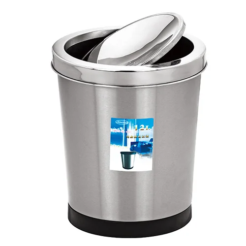 50l Swing Lid Stainless Steel Waste Bin For Hotel Buy Swing Top Trash