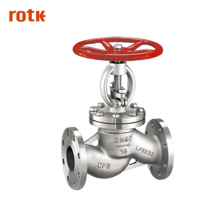 Flange Type Water Bellows Seal Steel Gb Manufacture Globe Stop Valve ...