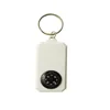 promotional mini square plastic custom keychain compass