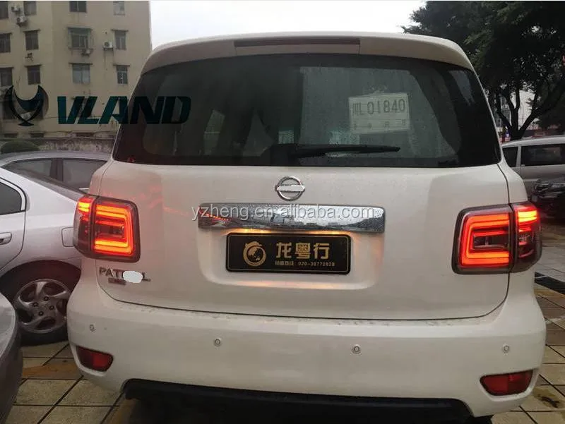 VLAND factory accessory for Car Tail lamp for PATROL LED Taillight 2008-2018 with LED drl+Brake light