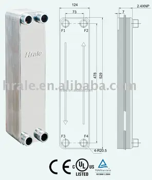 Swep B25th Brazed Plate Heat Exchanger View Flat Plate Heat Exchanger Hrale Product Details From Ningbo Hrale Plate Heat Exchanger Co Ltd On Alibaba Com