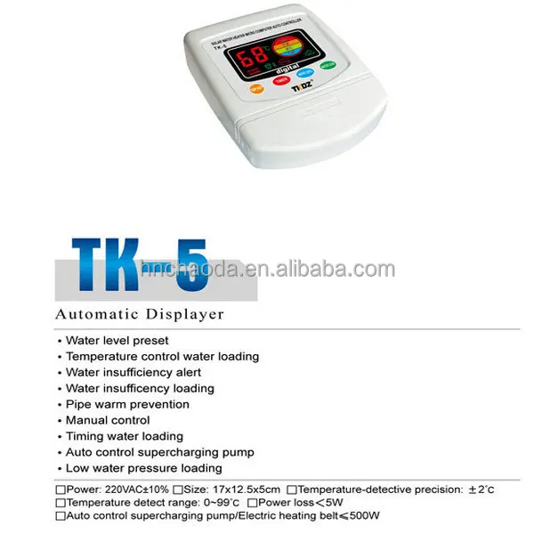 Tk7,Tk5,Tkx2,Tk7y,Tk8a Solar Water Heater Controller,Temperature