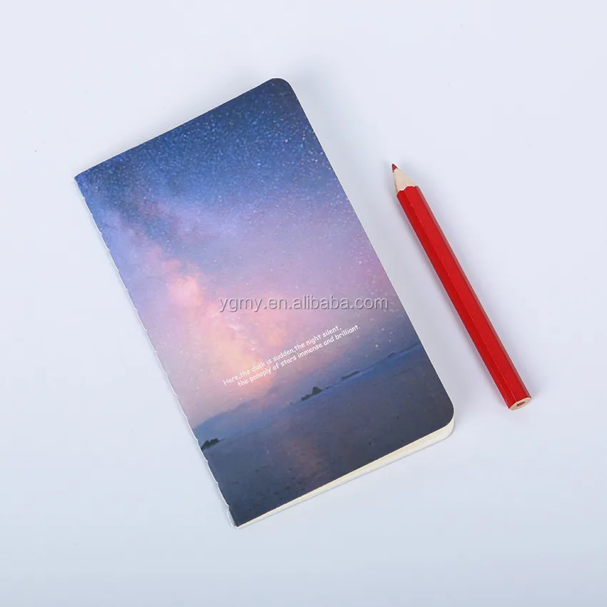 Mini Cute Novelty Moon Star Universe Notebook Notepad Diary Writting Paper Memorandum School