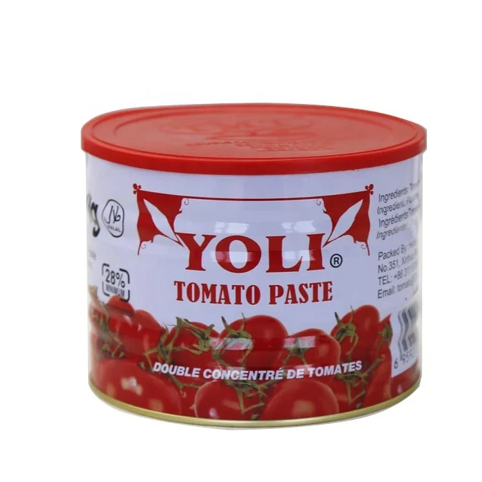 Canned Tomato Paste From 70g 4500g 2830 Brix Tin Tomato Paste In