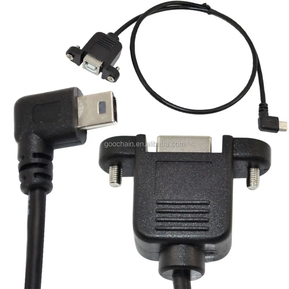 50cm 20/" USB 2.0 Female to Female Jack Panel Mount Extension Lead Adapter Cable