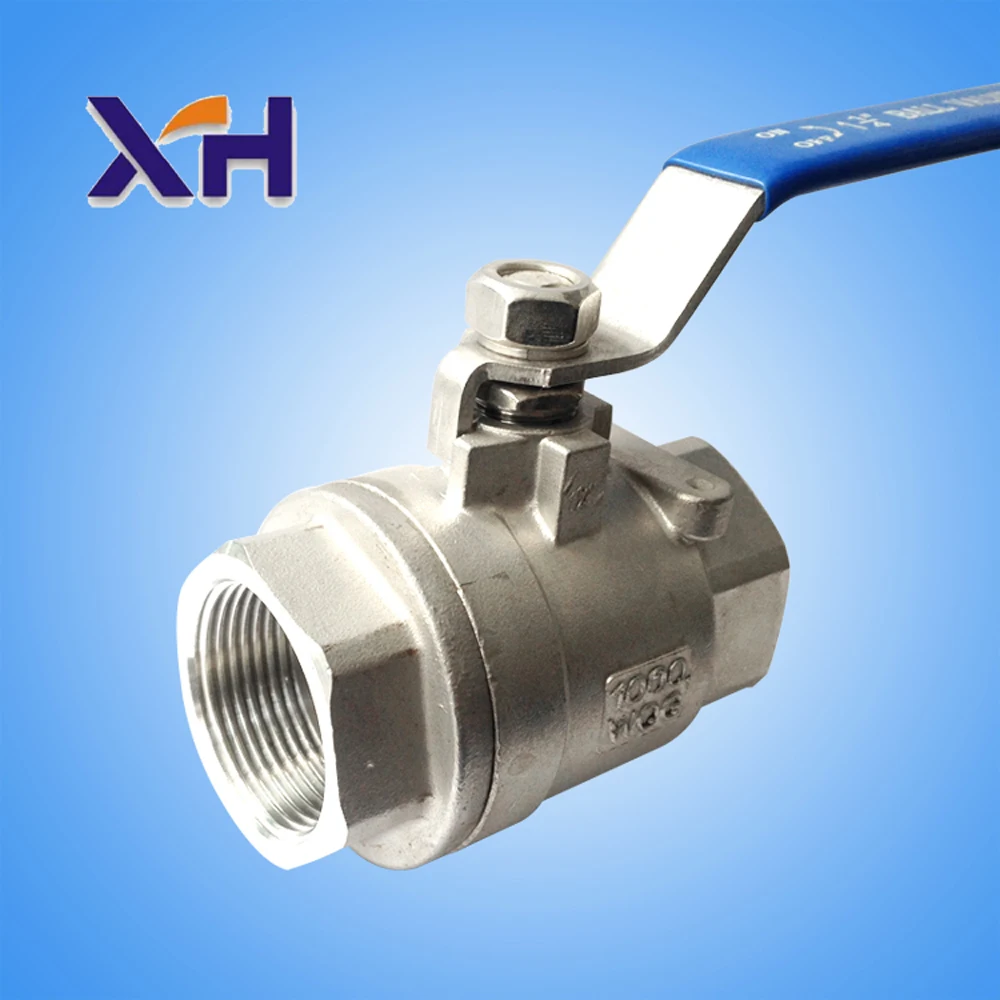 Dn15 2pc Type Stainless Steel Ball Valves With Internal Thread Of 201