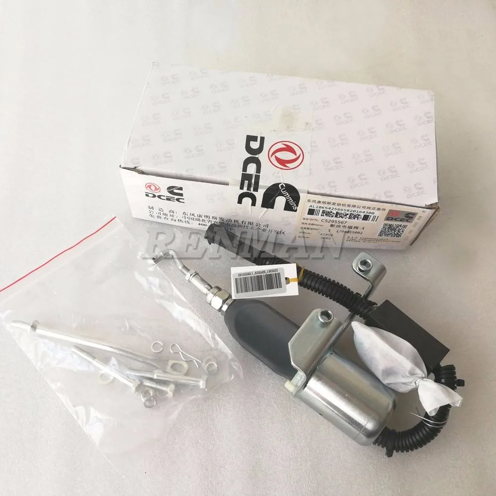 Cummins Engine Fuel Shutoff Valve 6ct Fuel Pump Solenoid 4942879