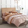 Bed linen bedding set Stripe Yarn Dyed hemp Duvet Cover Comforter bed sheet, 100% Washed Cotton Wrinkled Look