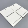 Personalized customized high quality hot sale hang tags label for garment