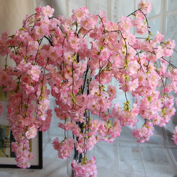 Wholesale Artificial Cherry Blossom 139cm Long Stem Silk ...