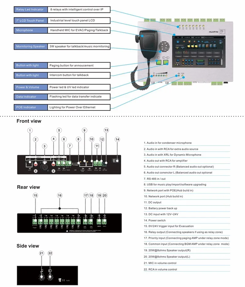 Ip Network Announce & Station For Public Address System Buy