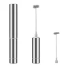 2018 Amazon Hot New Product Kitchen Tool Stainless Steel Whisk Electric Mini Coffee Foamer Milk Frother Egg Beater Home Supplies