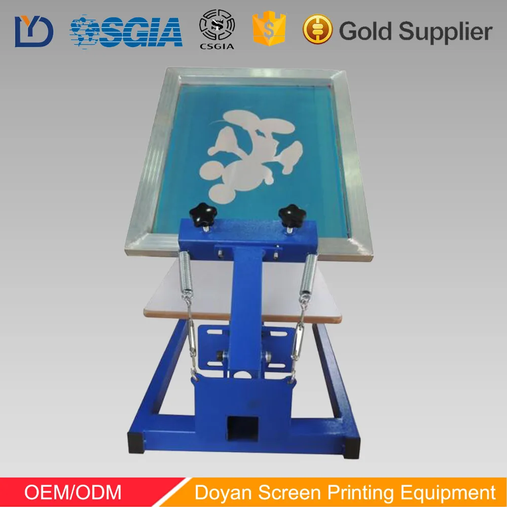 Rotary 1 Color 1 Station Textile Silk Screen Printing Machine Manual