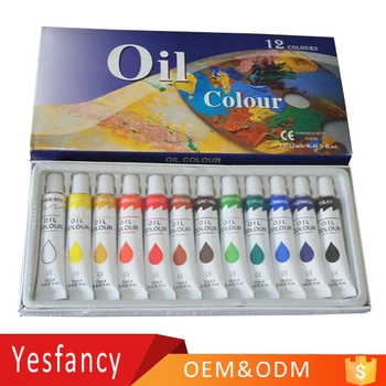 Made In China 12ml 12colors In Tube Oil Colour Paints Non Toxic ...