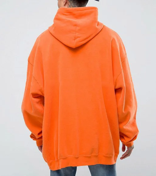 orange blank hoodie