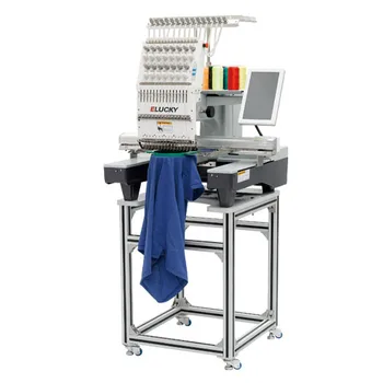 Used Embroidery Machines For Sale >> Elucky 15 Colors Single Head Industrial Used Computerized Embroidery Machine Price For Sale Buy 15 Colors 15 Needles Single Head Embroidery Used Embroidery Machines For Sale >> Elucky 15 Colors Single Head Industrial Used Computerized Embroidery Machine Price For Sale Buy 15 Colors 15 Needles Single Head Embroidery