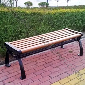 Outdoor Bench Without Back Garden Cast Iron And Wood Park Product On Alibaba Outdoor Bench Without Back Garden Cast Iron And Wood Park Product On Alibaba