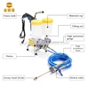 High pressure grout pu pump with double component