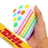 Squishy Rainbow 7CM Scented Cake Toy PU Squishies Squeeze Healing Fun Kids Toys Gift Stress Reliever Gifts for Kids and Adult