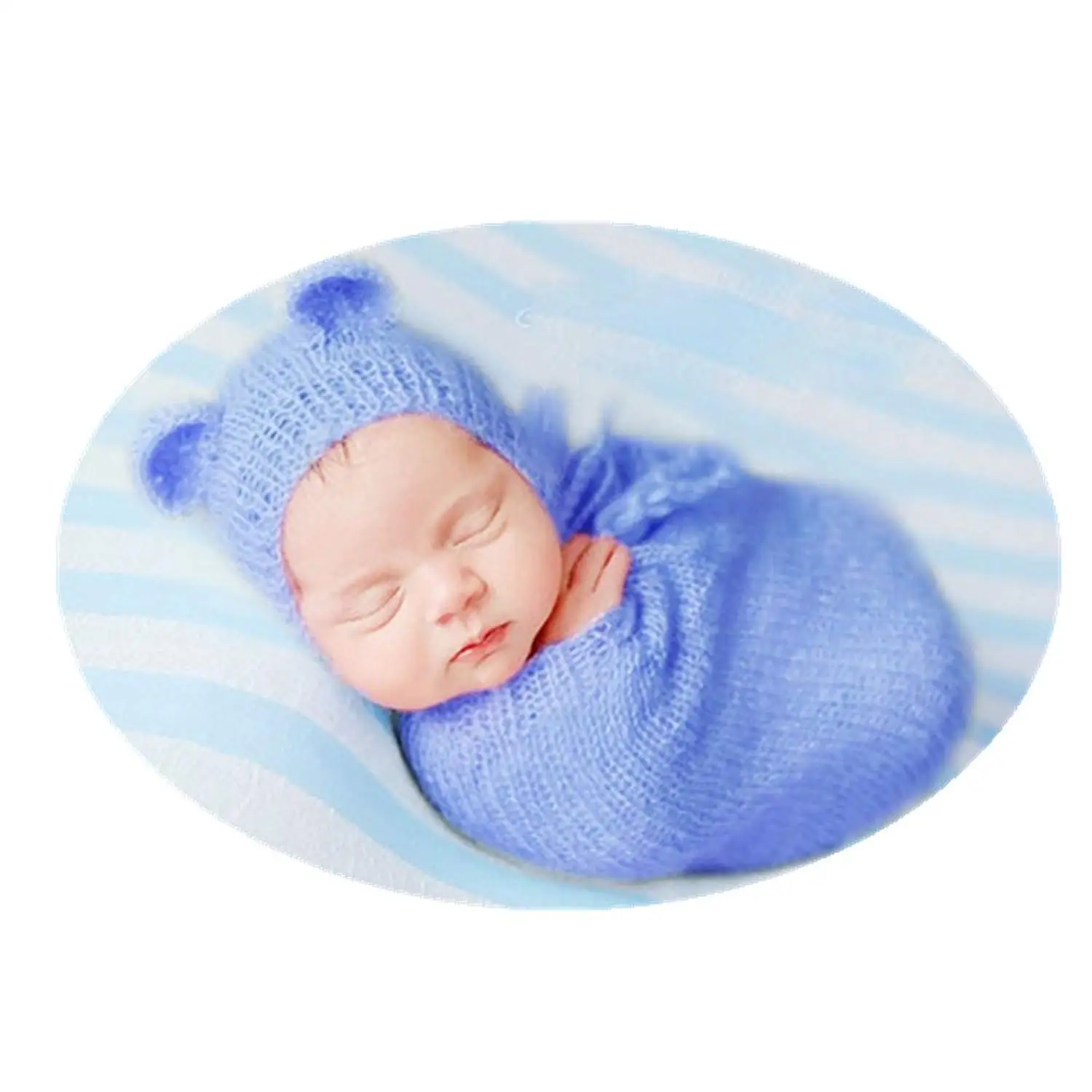Handmade Cute Newborn Baby Photography Photo Props Boy Girl Outfits Cute Sleeping Bag