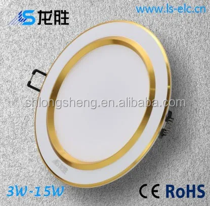 Recessed led downlight 3w/5w/7w/9w/15w led down light manufacture supply