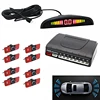 front rear 8 flat 16.5mm probes sensor car parking systems with LED display