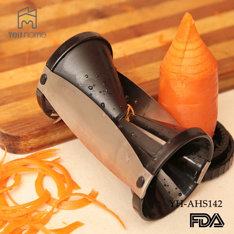 Multi-functional Manual spiral Vegetable Slicer for Home Use Vegetable Spiral Slicer