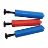 8 inch hand air ball pump with needles and soft hose for sports balls