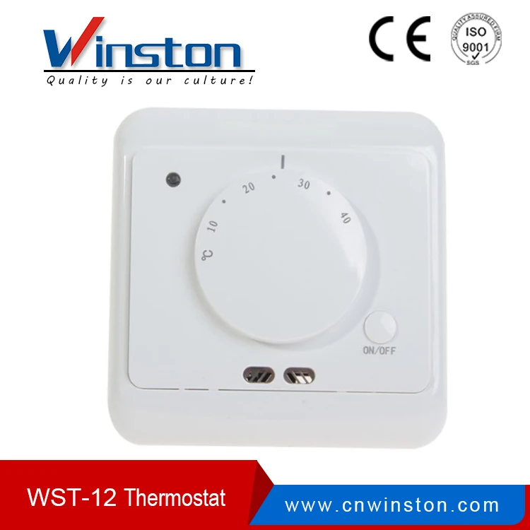 WST-12 220 / 230V AC Система отопления ЖК-цифровой программируемый комнатный термостат