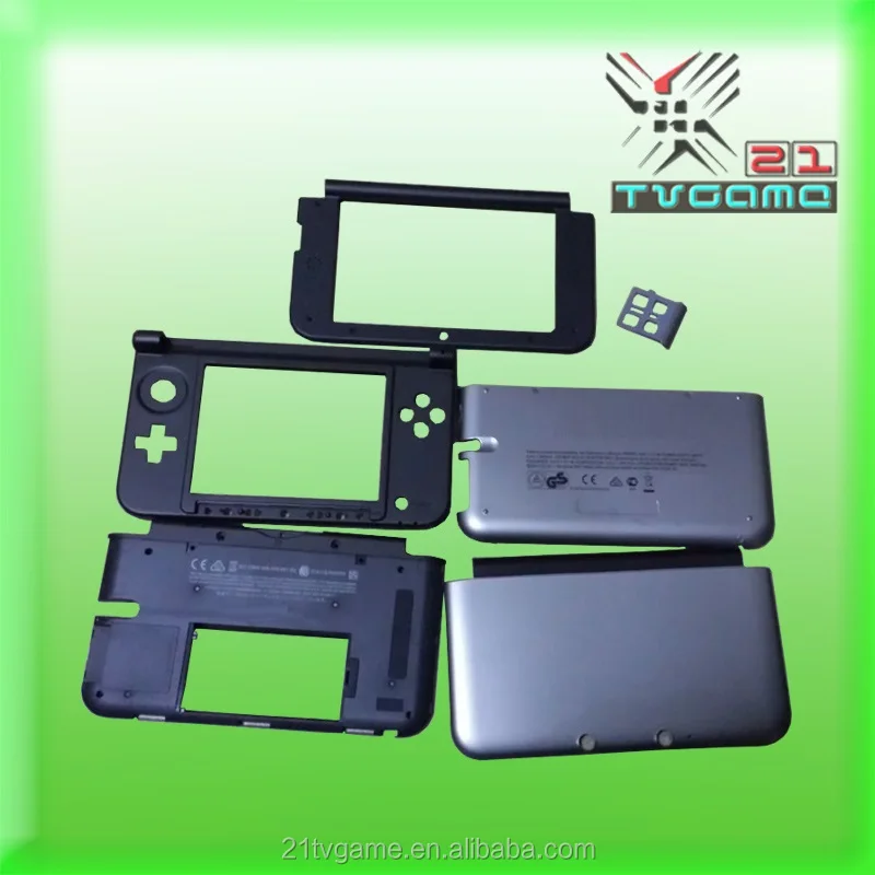 Replacement Shell For 3ds Xl,For 3ds Xl Case/housing,Color Black,Silver