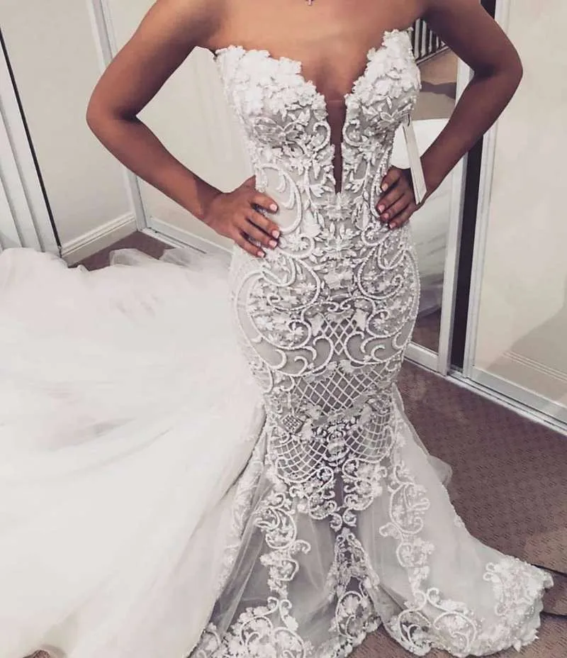 2019 latest wedding gown