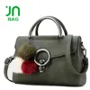 JIANUO Women handbags bamboo fashion asian tote bags handbag