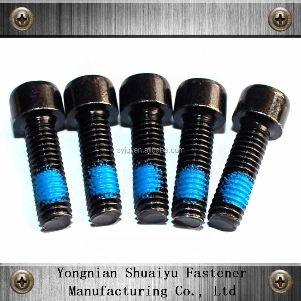Loctite Coated Nylon Adhesive Patch Self Lock Bolt Screw Buy Nylon