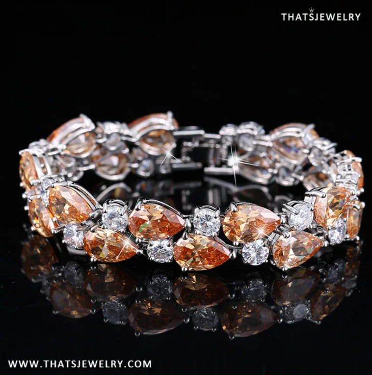 Thatsjewelry High Quality Cubic Zirconia Wedding Bridesmaid Gift Bridal