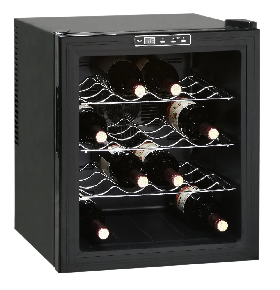 
High Quality Refrigerator Parts Aluminium And Pvc Frame Wine Fridge Glass Door 