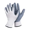 N11401 Cheapest durable 13G seamless nylon smooth finish nitrile working gloves