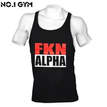 New FKN Muscle Tank Top Gym Vest Bodybuilding Clothing 100 cotton M 2XL Drop shipping